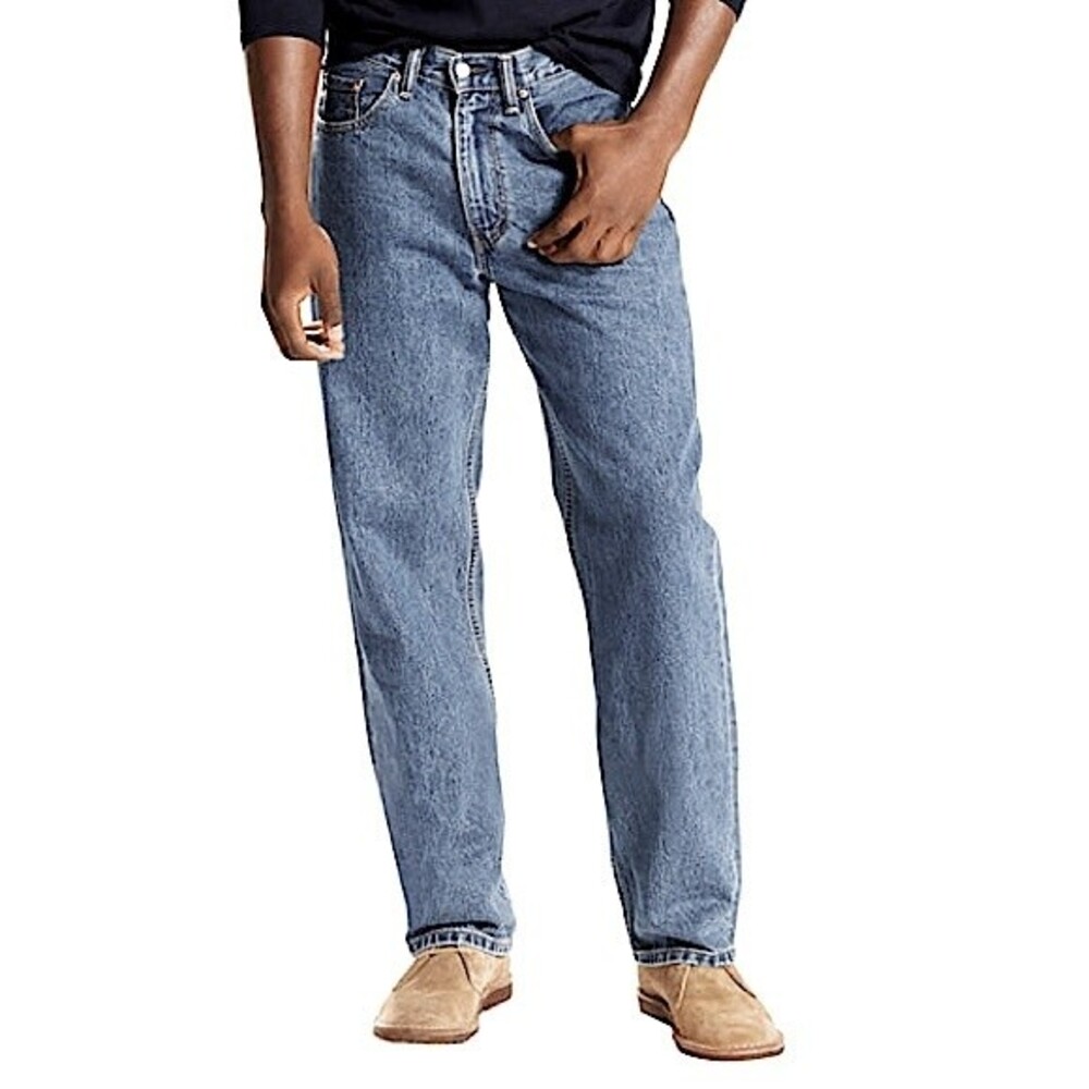 LEVIS Signature Loose Relaxed Light Wash Baggy Denim Jean 33/32